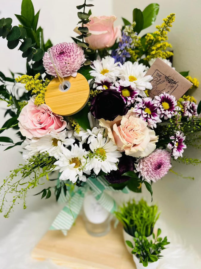 ICE COFFEE TUMBLER ARRANGEMENT